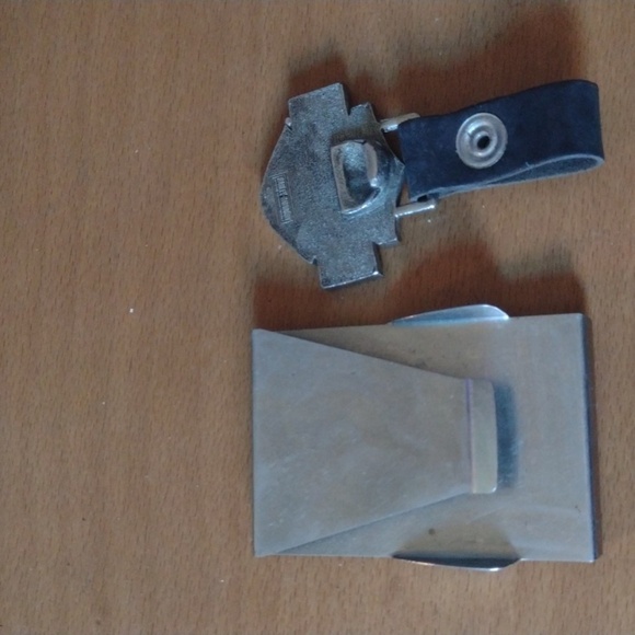 Money Clip & Harley Davidson Keychain - Picture 2 of 2